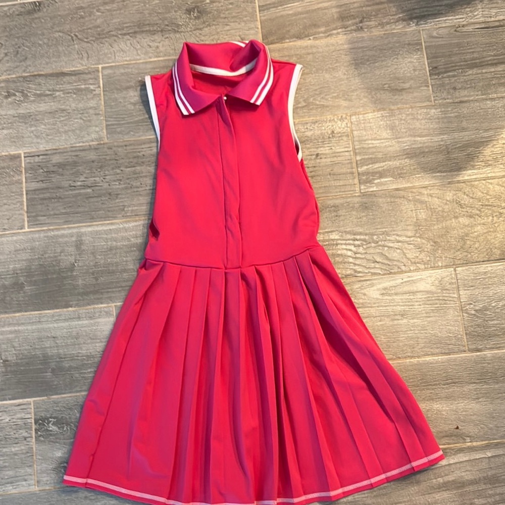 Stylish Pink Sleeveless tennis or pickle ball